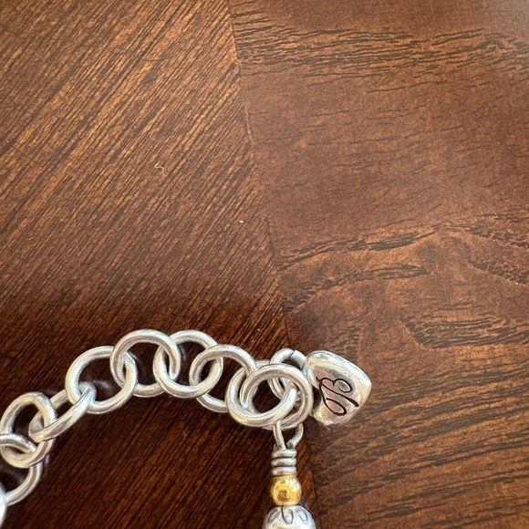 Brighton Silver and Gold Beaded Necklace - Picture 3 of 4